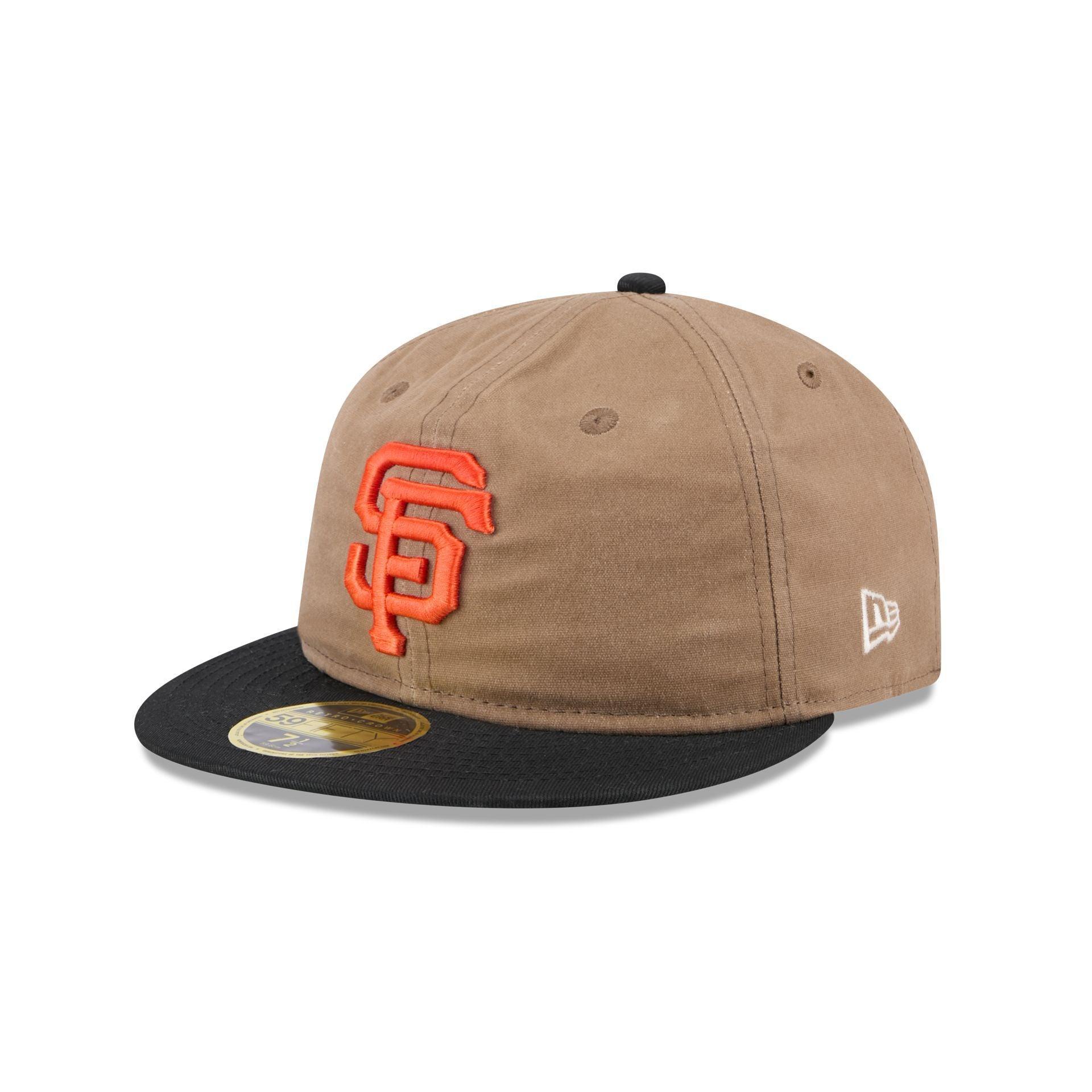 San Francisco Giants Wax Canvas Retro Crown 59FIFTY Fitted Hat Male Product Image