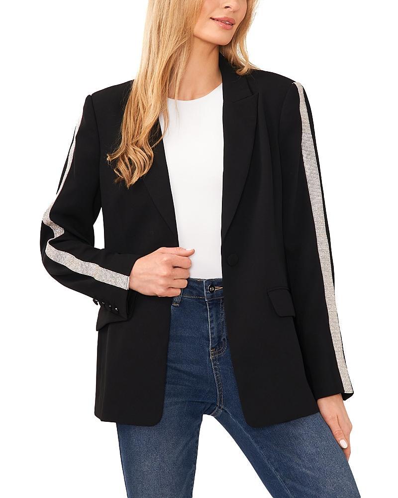 CeCe Rhinestone Trim Blazer Product Image