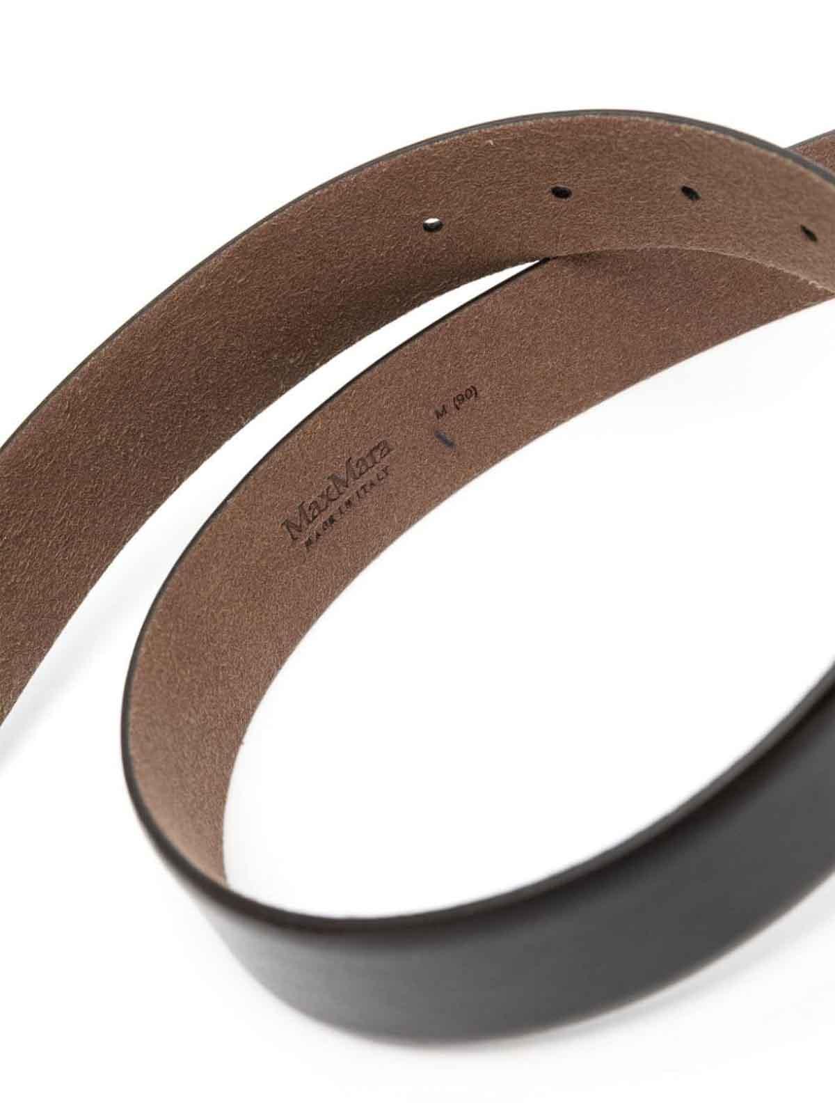 Leather Belt In Brown Product Image