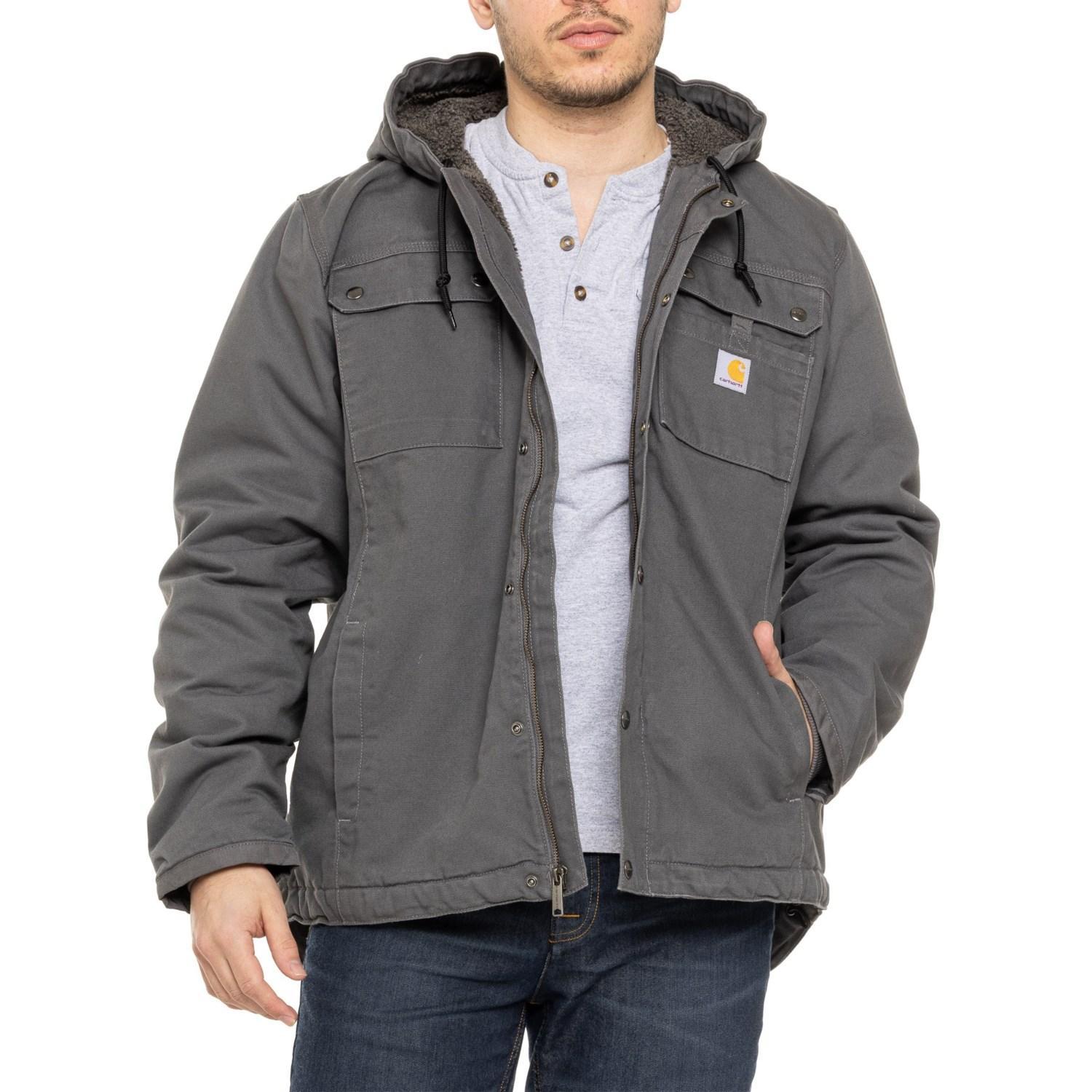 Carhartt 103826 Relaxed Fit Washed Duck Utility Jacket - Sherpa Lined, Factory Seconds Product Image