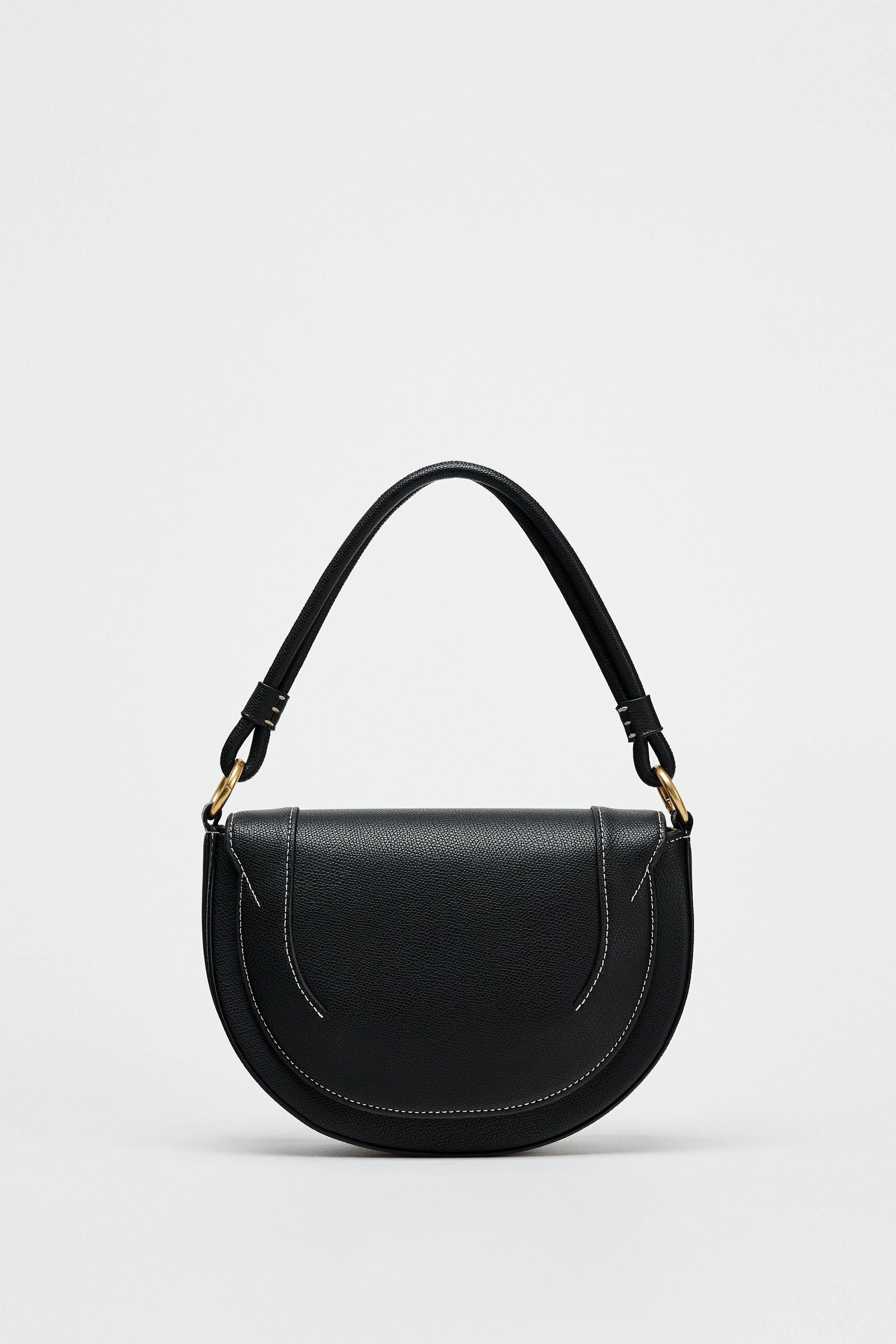 CONTRASTING TOPSTITCHING CROSSBODY BAG Product Image