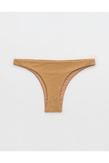 Aerie Sparkle Cheekiest Bikini Bottom Women's Product Image