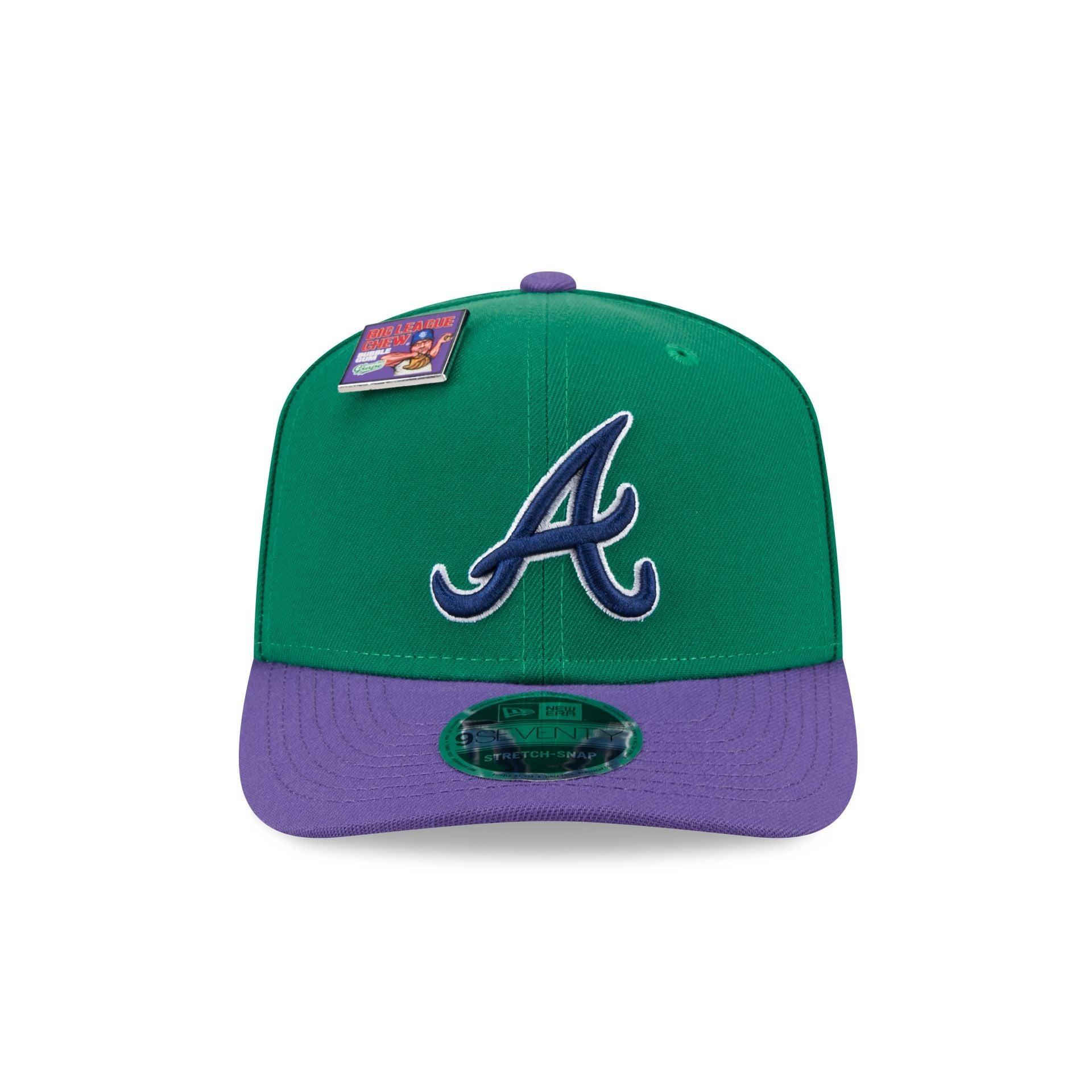 Big League Chew X Atlanta Braves Ground Ball Grape 9SEVENTY Stretch-Snap Hat Male Product Image