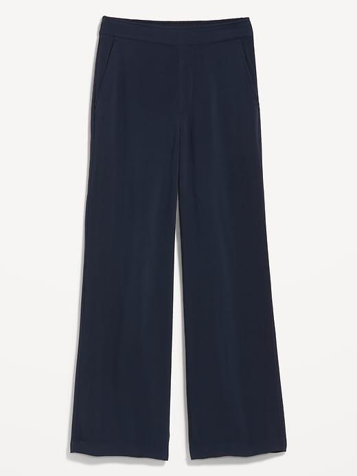 High-Waisted Playa Wide-Leg Pants Product Image