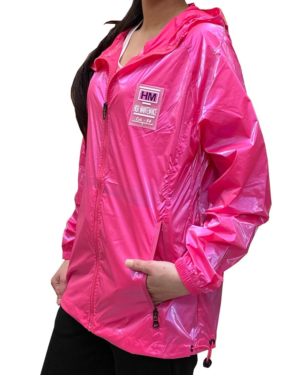 Womens Fashion Hooded Zip-Up Windbreaker Product Image