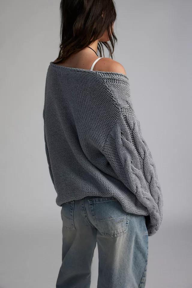 BDG Skylar Oversized Cable Knit Sweater Product Image