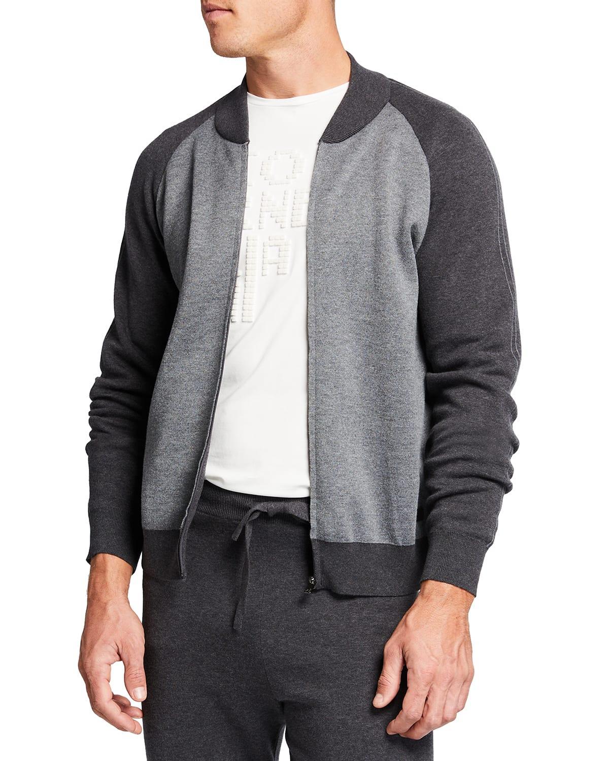 Mens Colorblock Track Suit Jacket Product Image