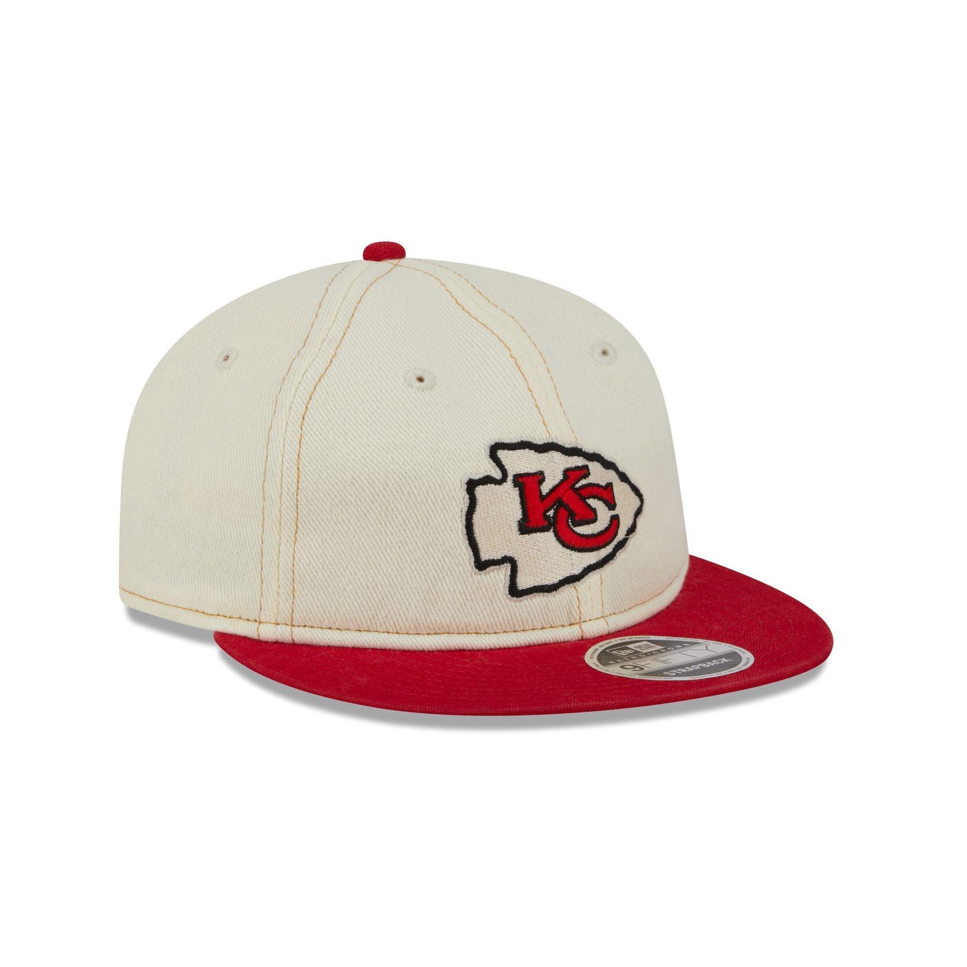 Kansas City Chiefs Chrome Denim Retro Crown 9FIFTY Adjustable Hat Male Product Image