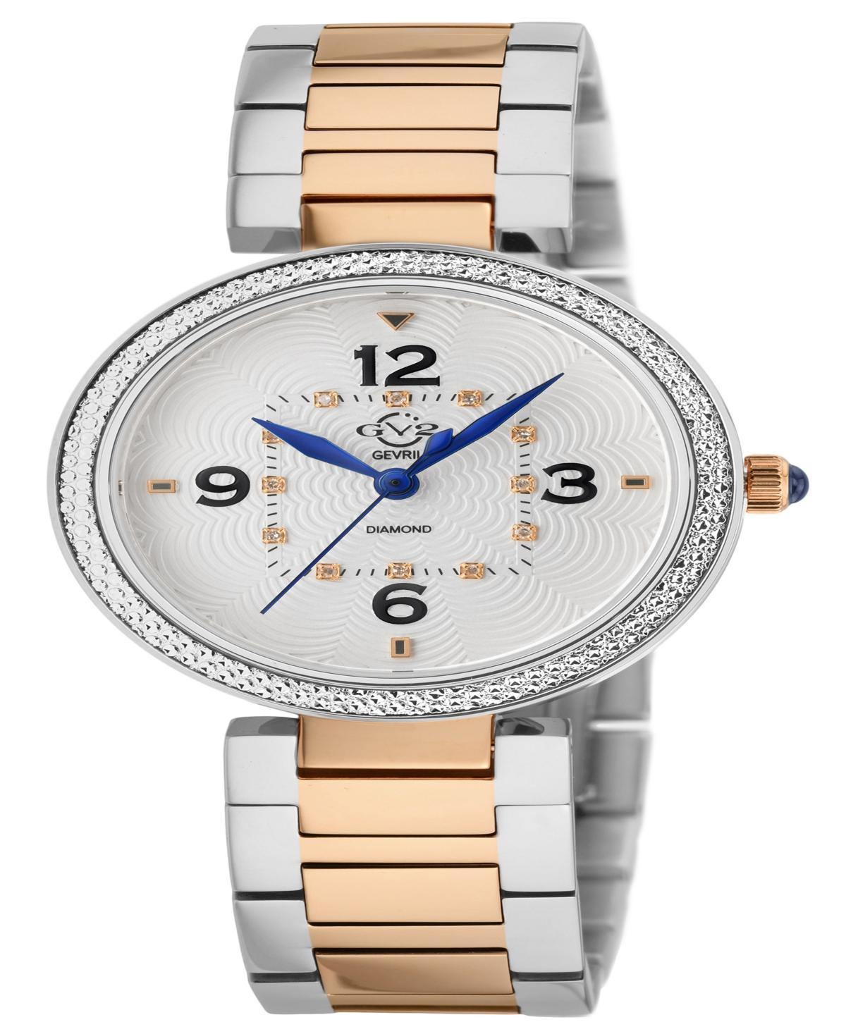 Gevril Womens Piemonte Swiss Quartz Two-Tone Stainless Steel Bracelet Watch 36mm Product Image