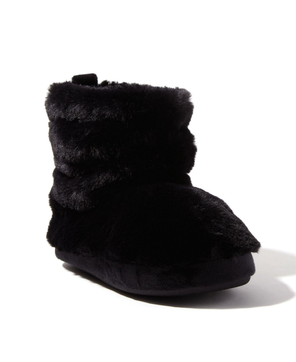 Dearfoams Womens Kimber Furry Bootie Slippers Product Image