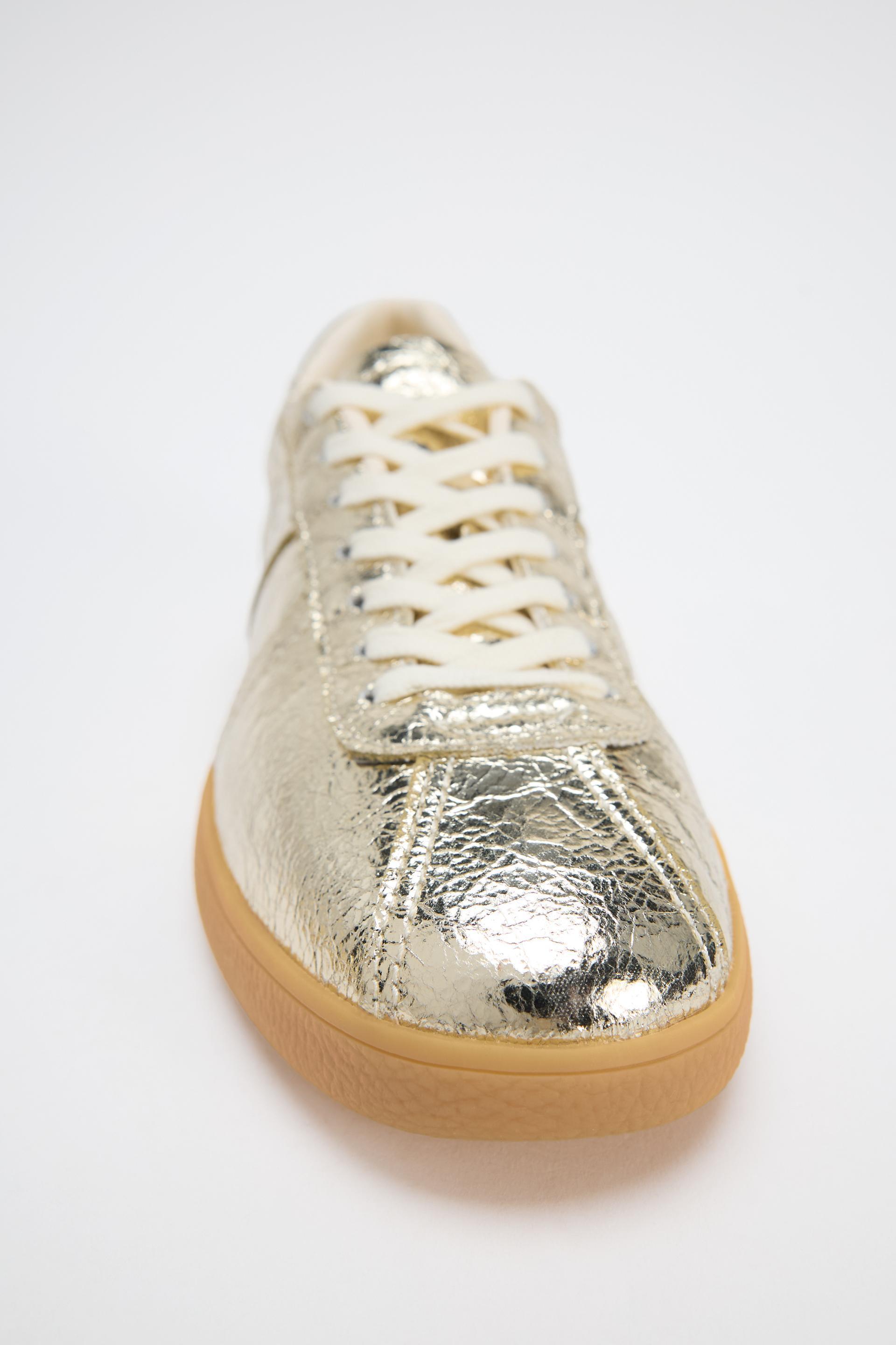 METALLIC LOOK SNEAKERS Product Image