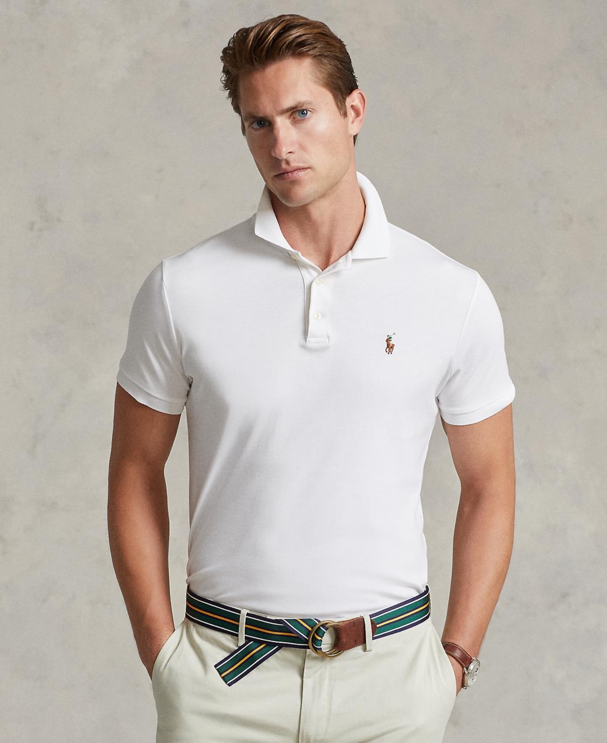 Polo Ralph Lauren Custom Slim-Fit Multicolored Pony Soft Cotton Short Product Image