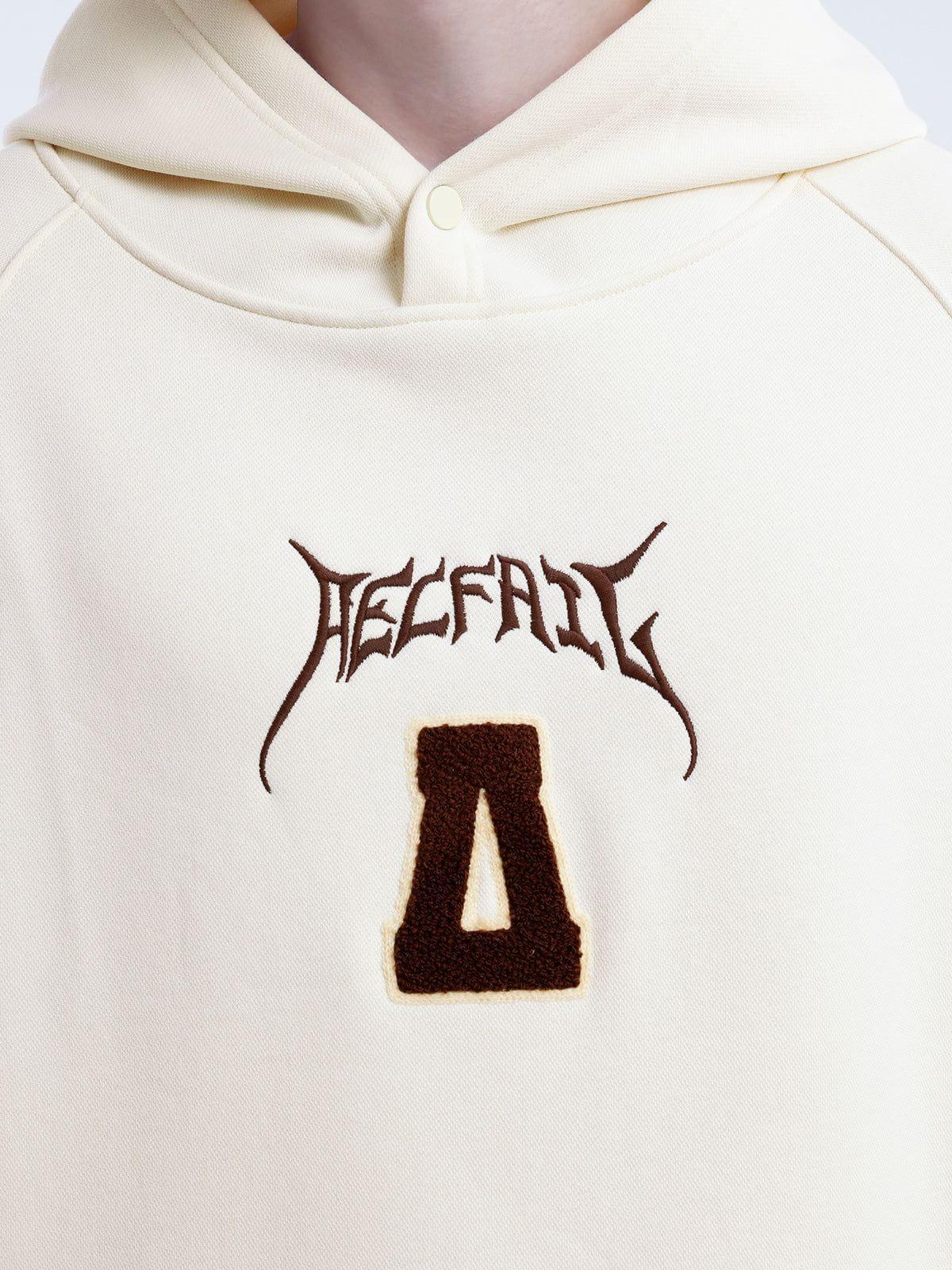 Aelfric Eden Towel Embroidery Drawstring Hoodie Product Image