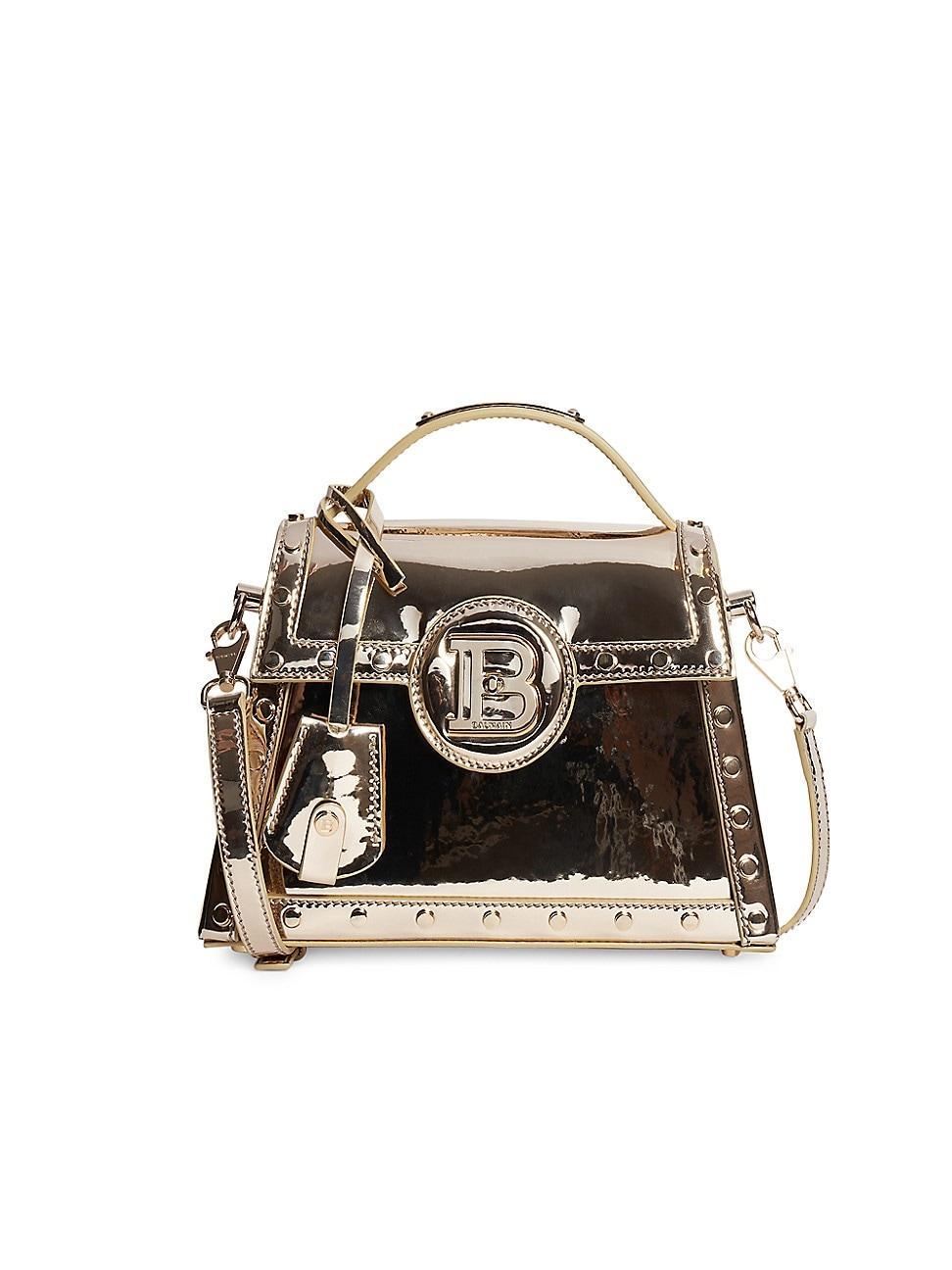 Balmain B Buzz Dynasty Mirrored Leather Crossbody Product Image