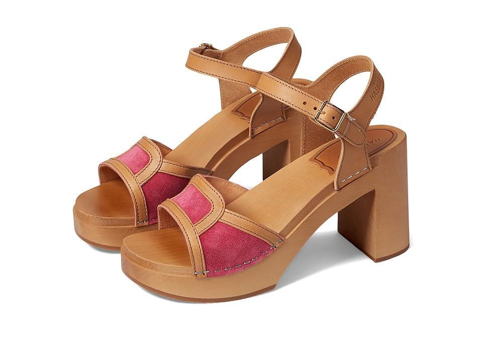 Swedish Hasbeens Sophisticated Sandal (Bouganville/Nature) Women's Shoes Product Image