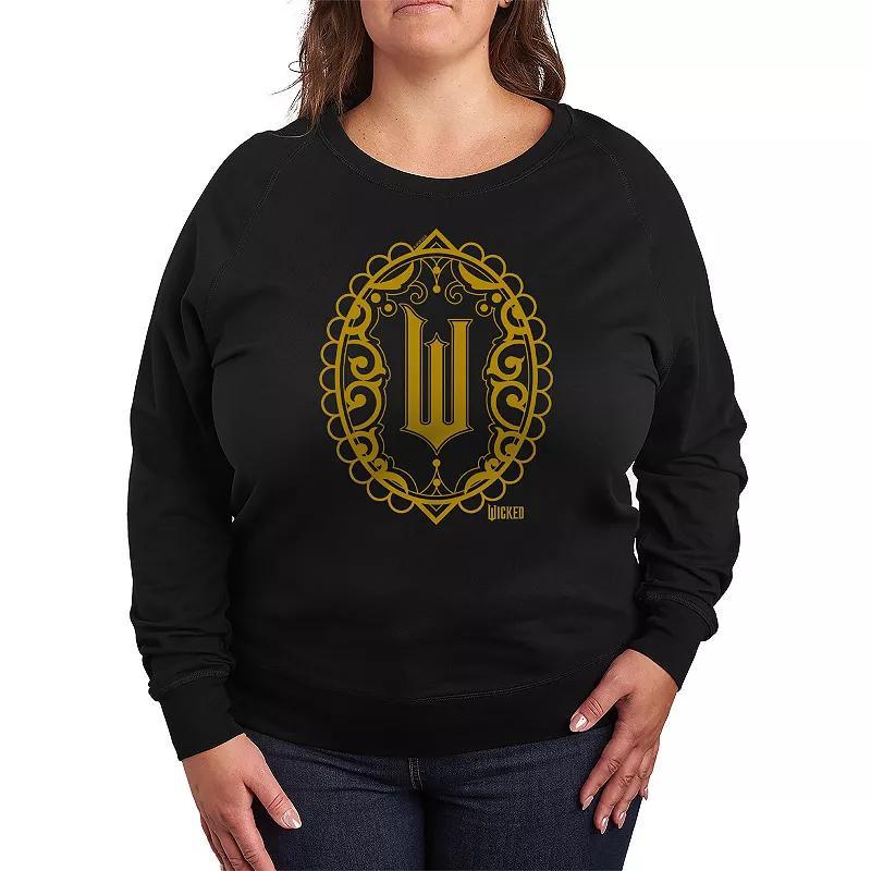 Plus Size Wicked Logo Lightweight French Terry Sweatshirt, Womens Product Image