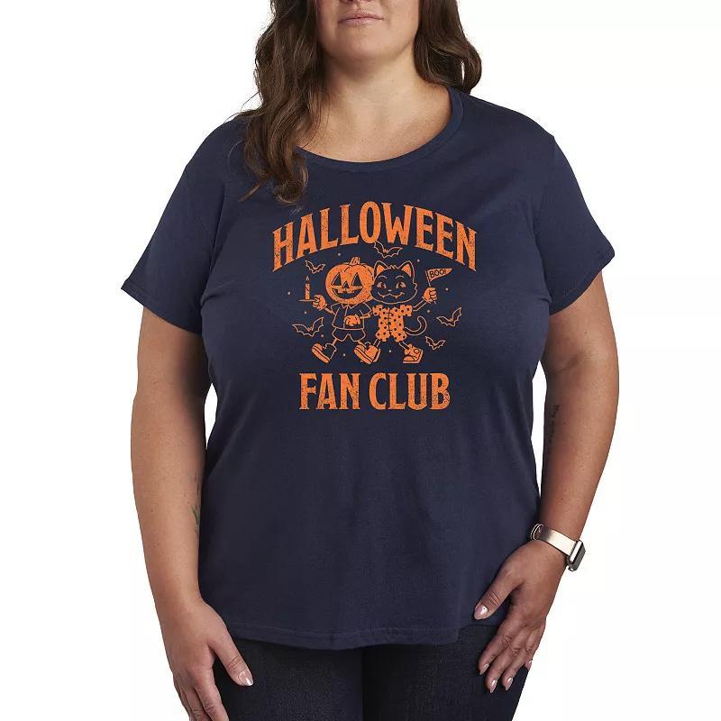 Plus Size Halloween Fan Club Graphic Tee, Womens Product Image