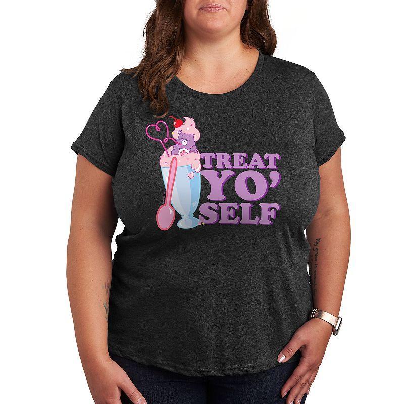 Plus Care Bears Treat Yo Self Graphic Tee, Womens Product Image