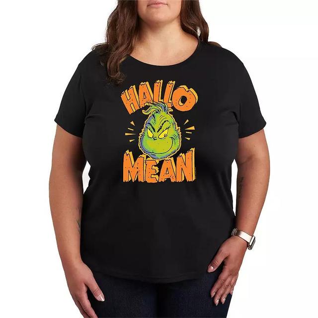 Plus Size Dr. Seuss Grinch HalloMean Graphic Tee, Womens Product Image