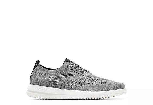 Cole Haan Grand+ Stitchlite Mens Oxford Shoes Grey Product Image