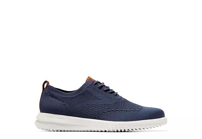 Cole Haan Grand+ Stitchlite Men's Wingtip Oxford Shoes, Size: 10, Blue - Size: 10 Product Image