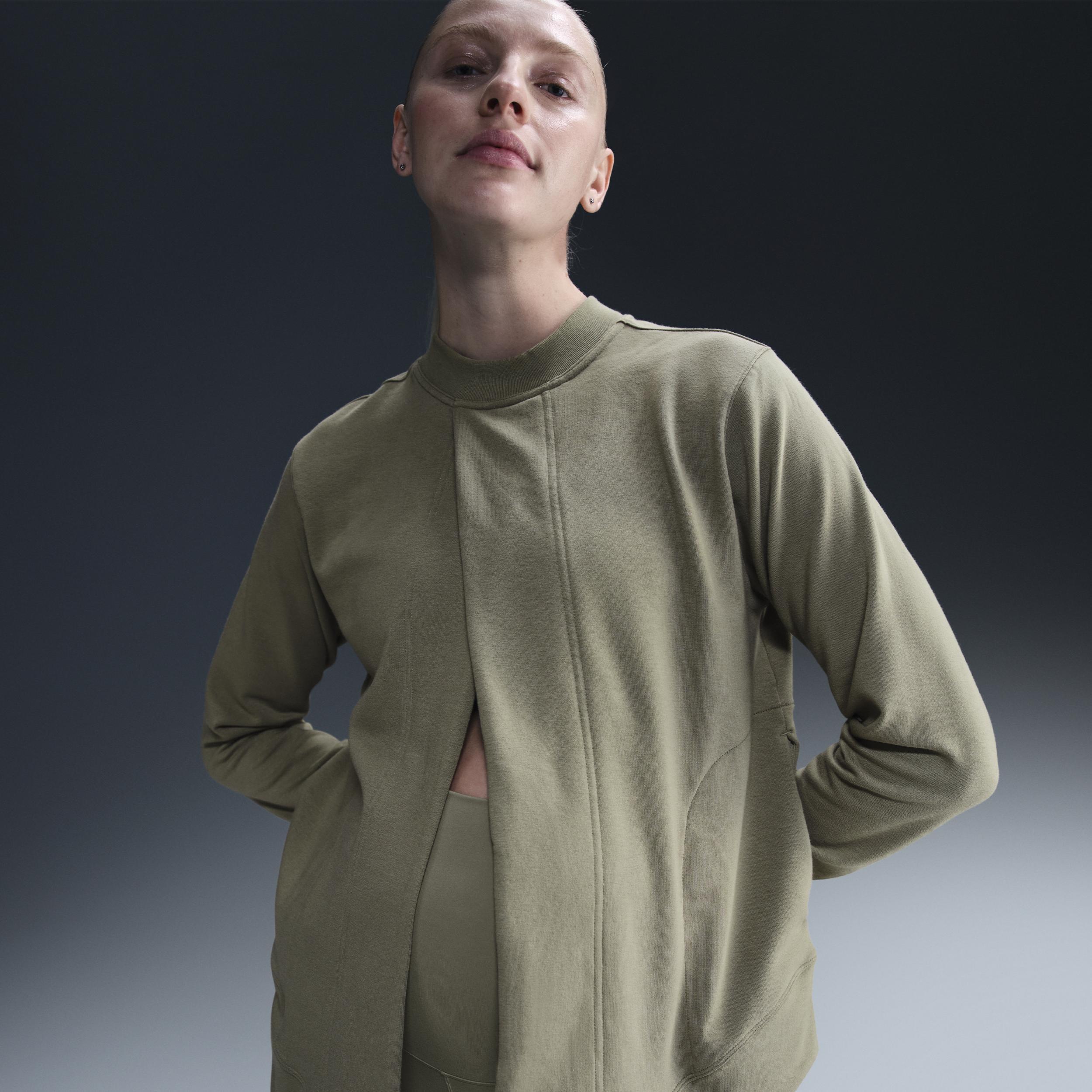 Nike (M) One Women's Reversible French Terry Pullover Top (Maternity) Product Image