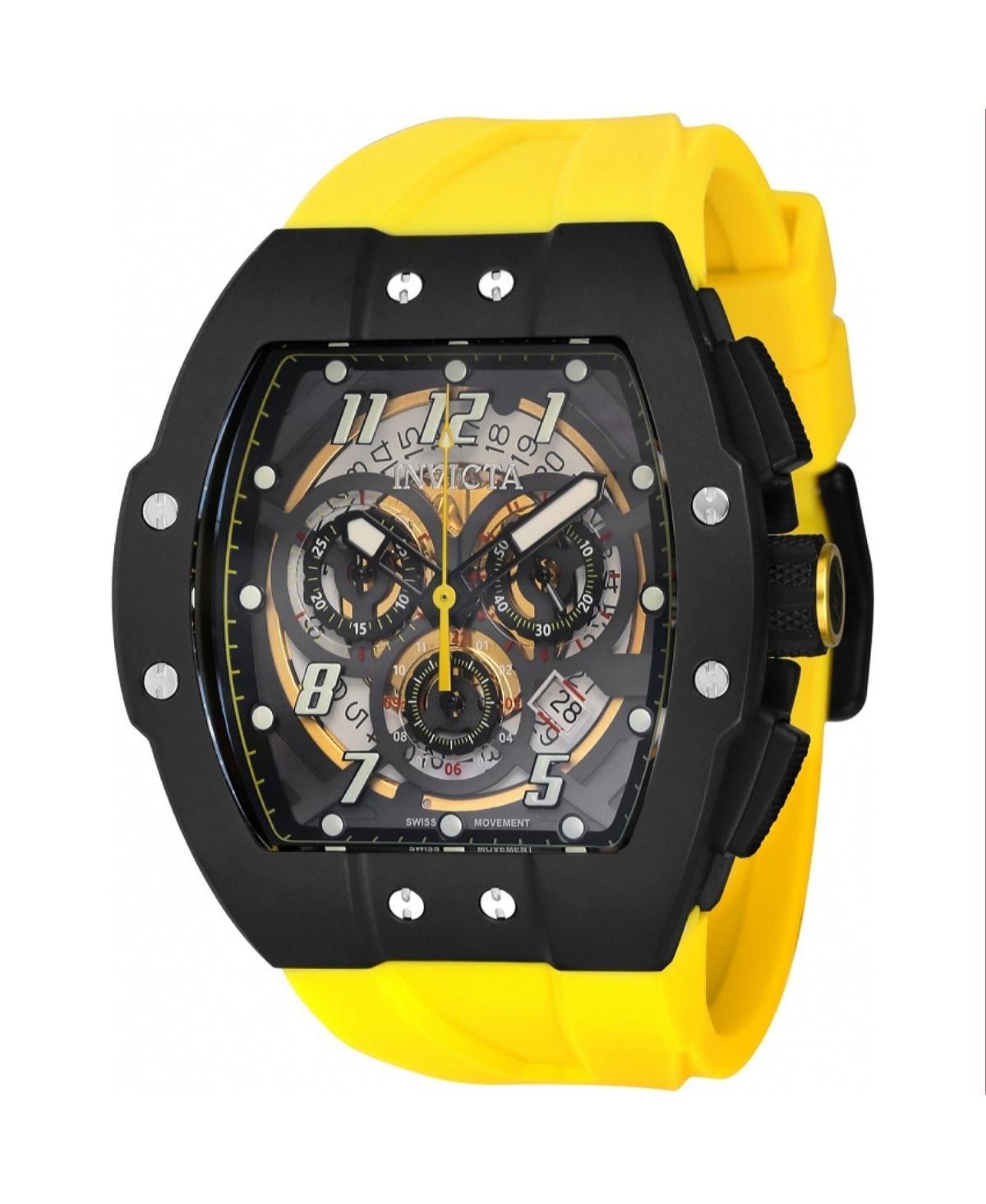 Invicta Mens 44413 Jm Correa Quartz Multifunction Black, Transparent Dial Watch - Black Product Image