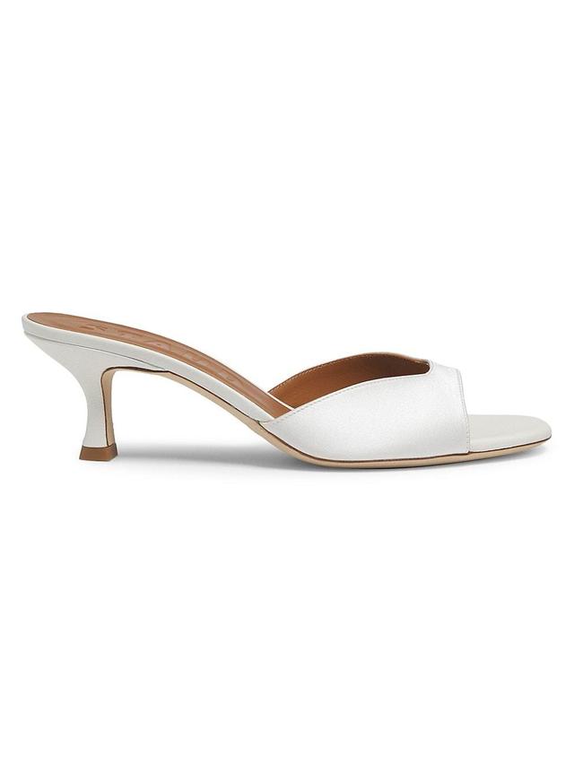 Womens Brigitte Silk-Blend Mules Product Image