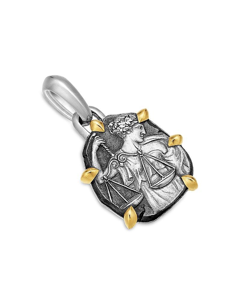 David Yurman Sterling Silver & 18K Yellow Gold Zodiac Sagittarius Amulet Enhancer Product Image