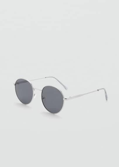 MANGO MAN - Round Metal Sunglasses - One size - Men Product Image