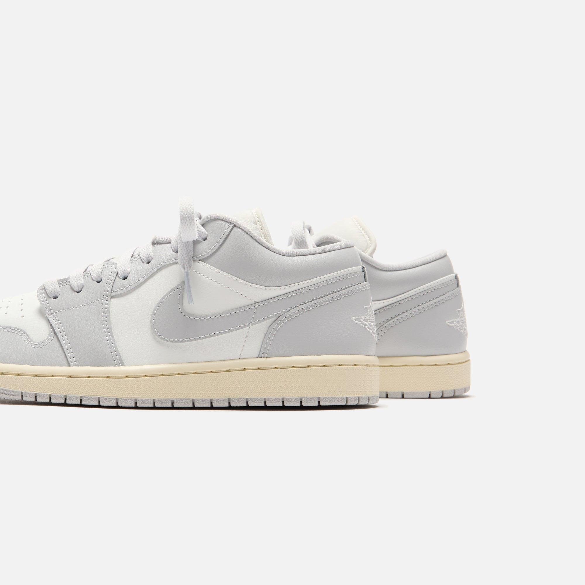 Nike WMNS Air Jordan 1 Low - Sail / Coconut Milk / Neutral Grey Female Product Image