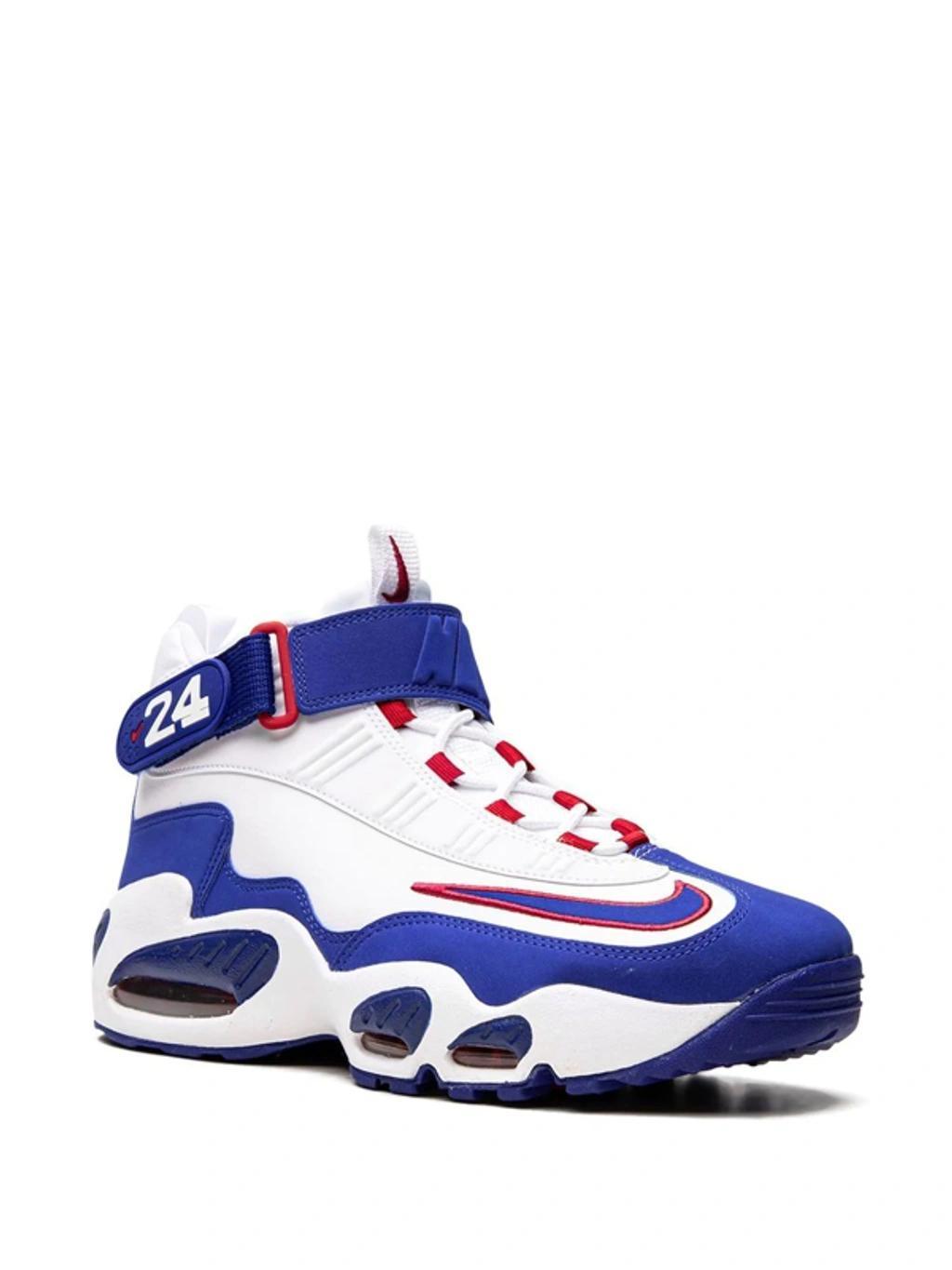 White & Blue Air Griffey Max 1 Sneakers In White/old Royal-gym Product Image