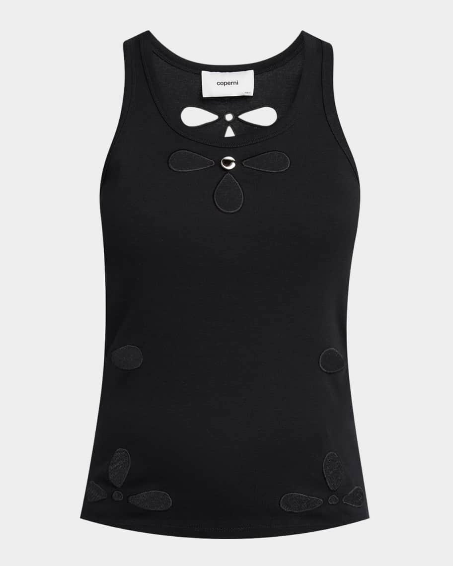 Petal Embroidered Tank Top product image