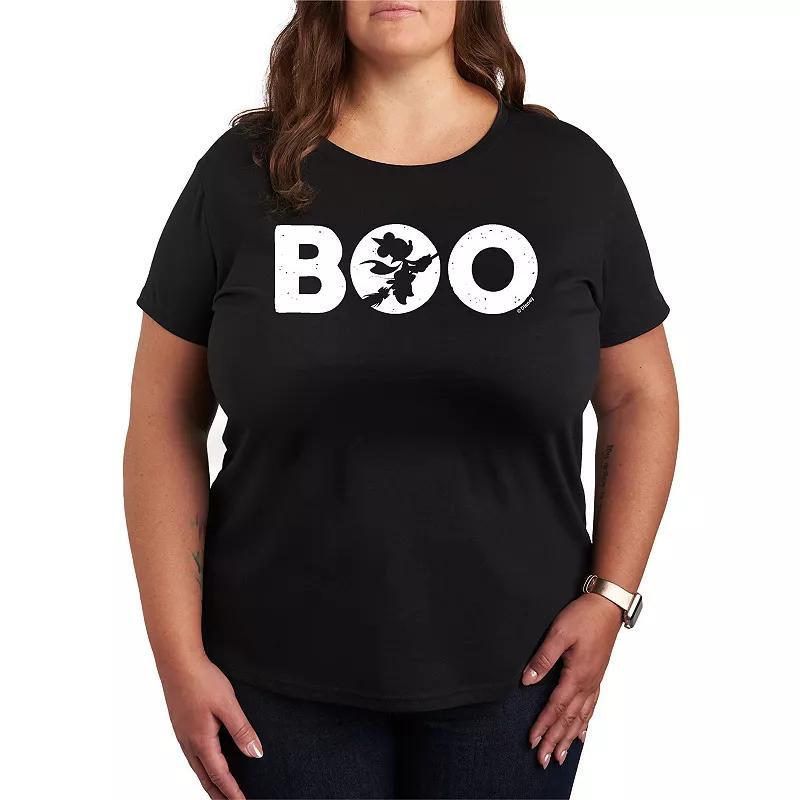 Disneys Minnie Mouse Plus Size Boo Graphic Tee, Womens Product Image