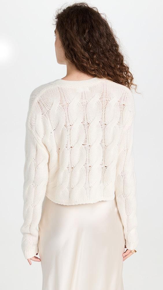 Sablyn Cashmere Cable Knit Cardigan | Shopbop Product Image