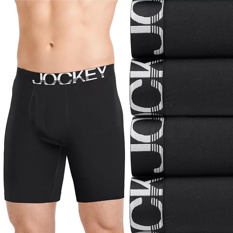 Mens Jockey ActiveStretch 3-Pack + 1 Bonus Midway Briefs Product Image