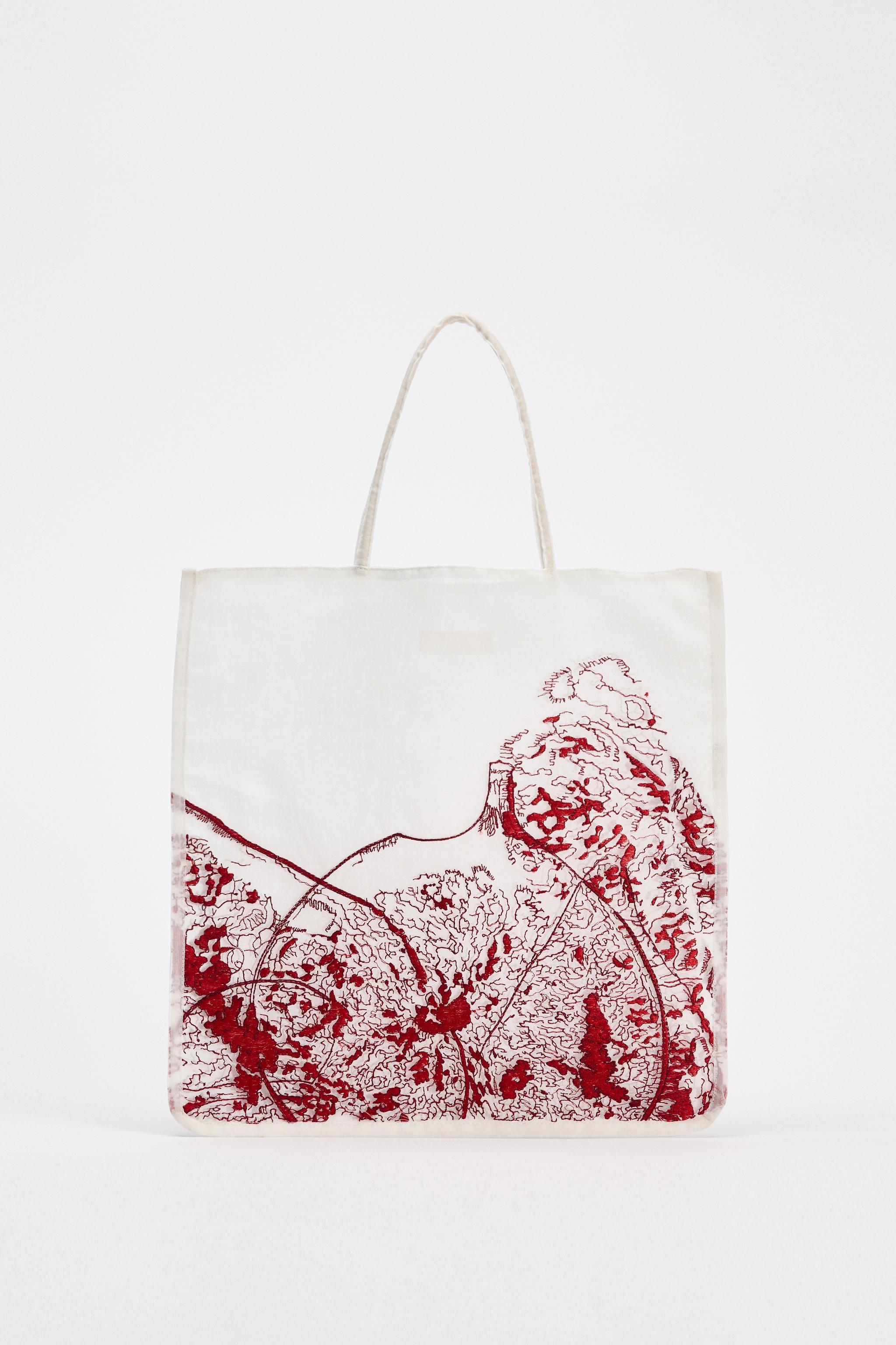 EMBROIDERED FABRIC BAG Product Image