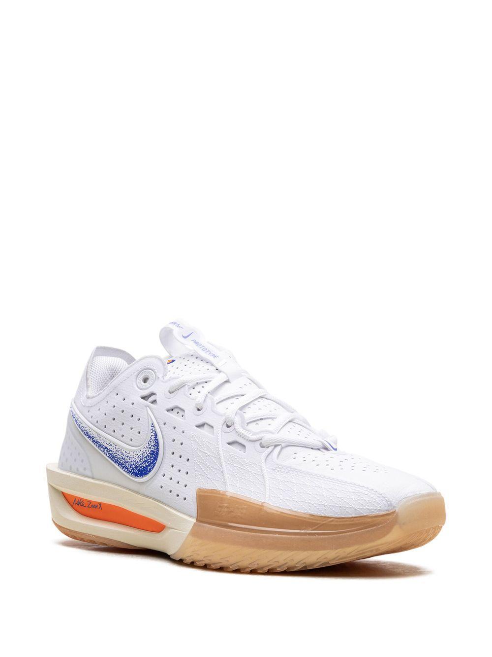 NIKE Air Zoom Gt Cut 3 Fp "blueprint Pack" Sneakers In White Product Image