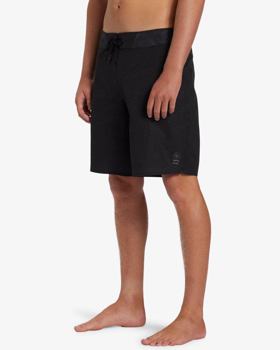 Brain Bio Pro 18" Boardshorts - Black Male Product Image