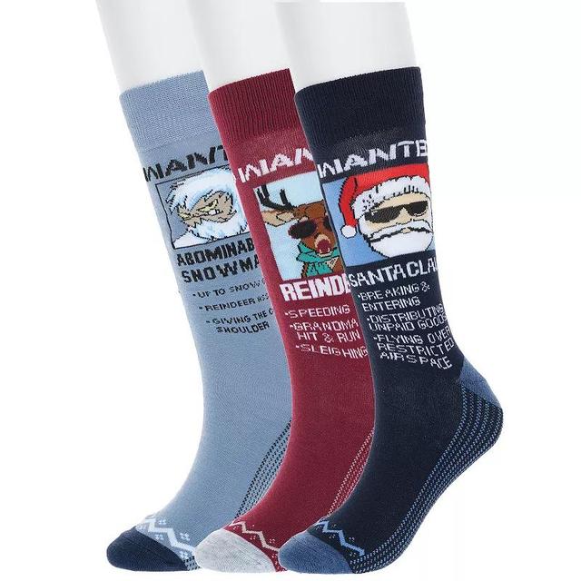 Mens 3-Pack Holiday Crew Socks Product Image