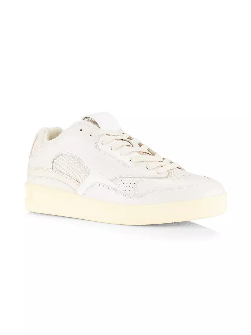 Leather Low-Top Sneakers Product Image