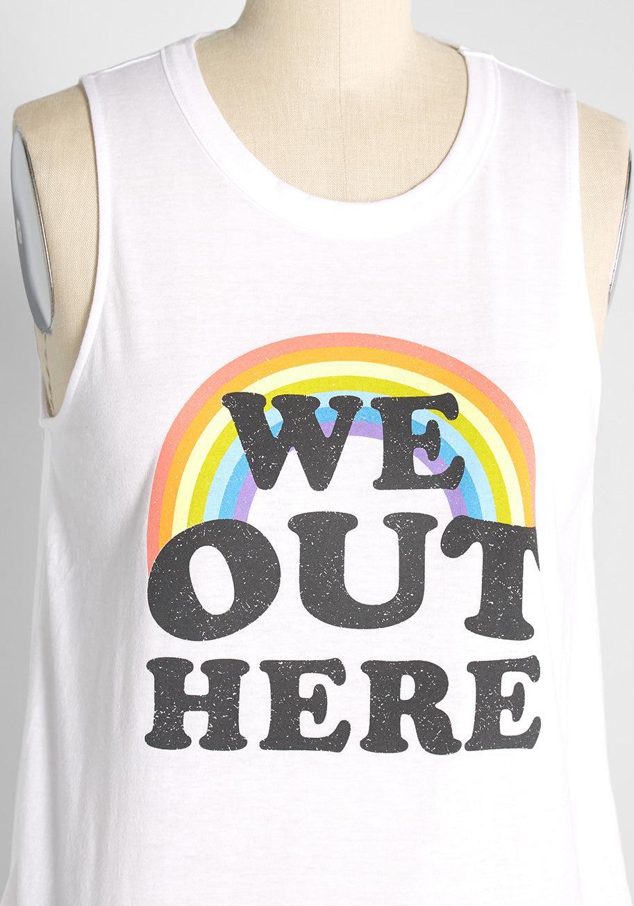 We Out Here Graphic Tank Top Product Image