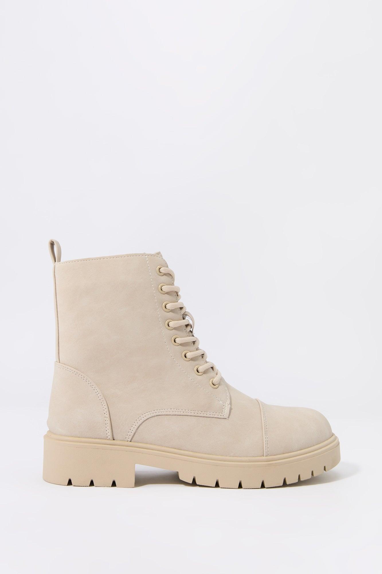 Faux Suede Lace Up Boot Female product image