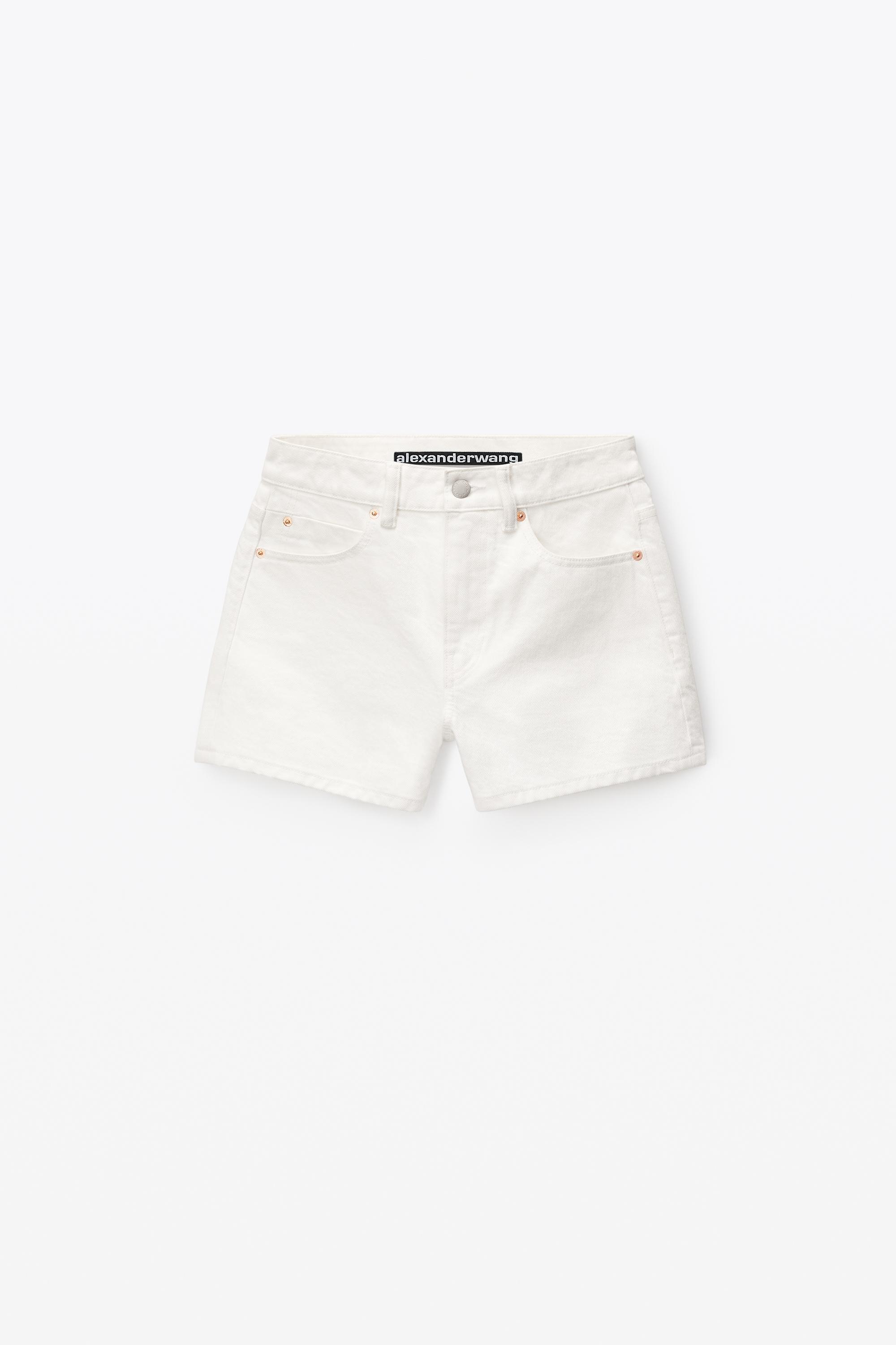 Shorty High-rise Short In Denim Product Image