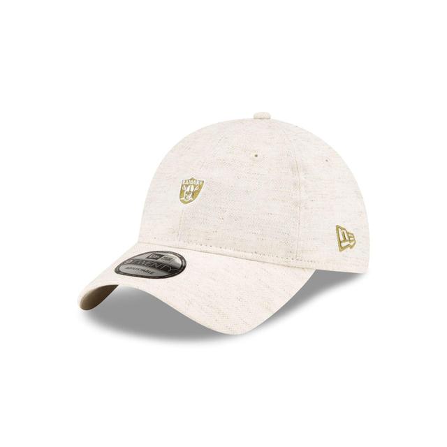 Las Vegas Raiders White Hemp 9TWENTY Adjustable Hat Male Product Image