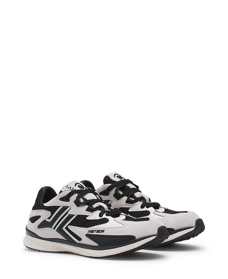 Lanvin Womens Meteor Sneakers In Mesh And Suede Product Image