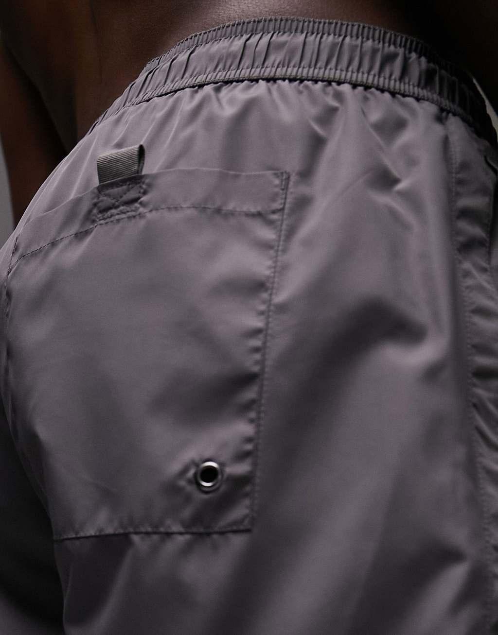 Topman swim shorts in gray Product Image