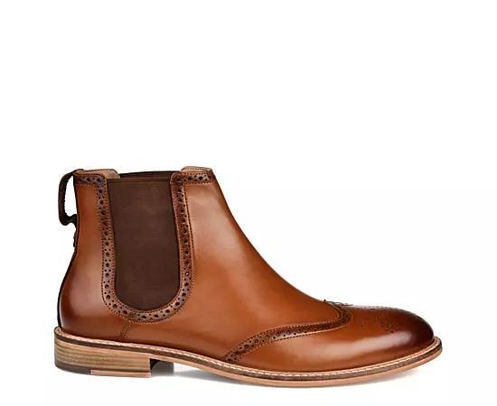 Thomas & Vine Watson Mens Wingtip Chelsea Boots Brown Product Image