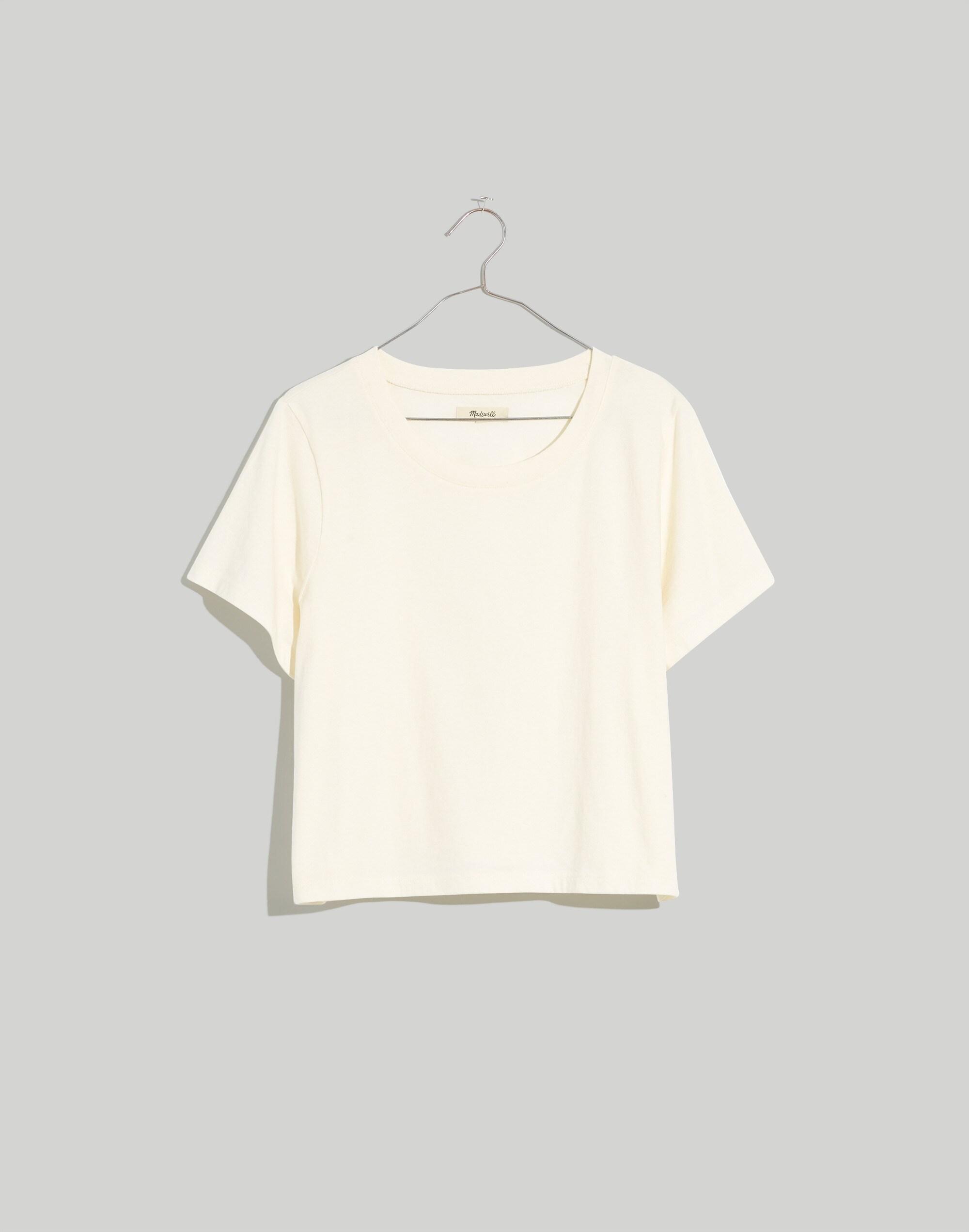 Plus Softfade Cotton Boxy-Crop Tee Product Image