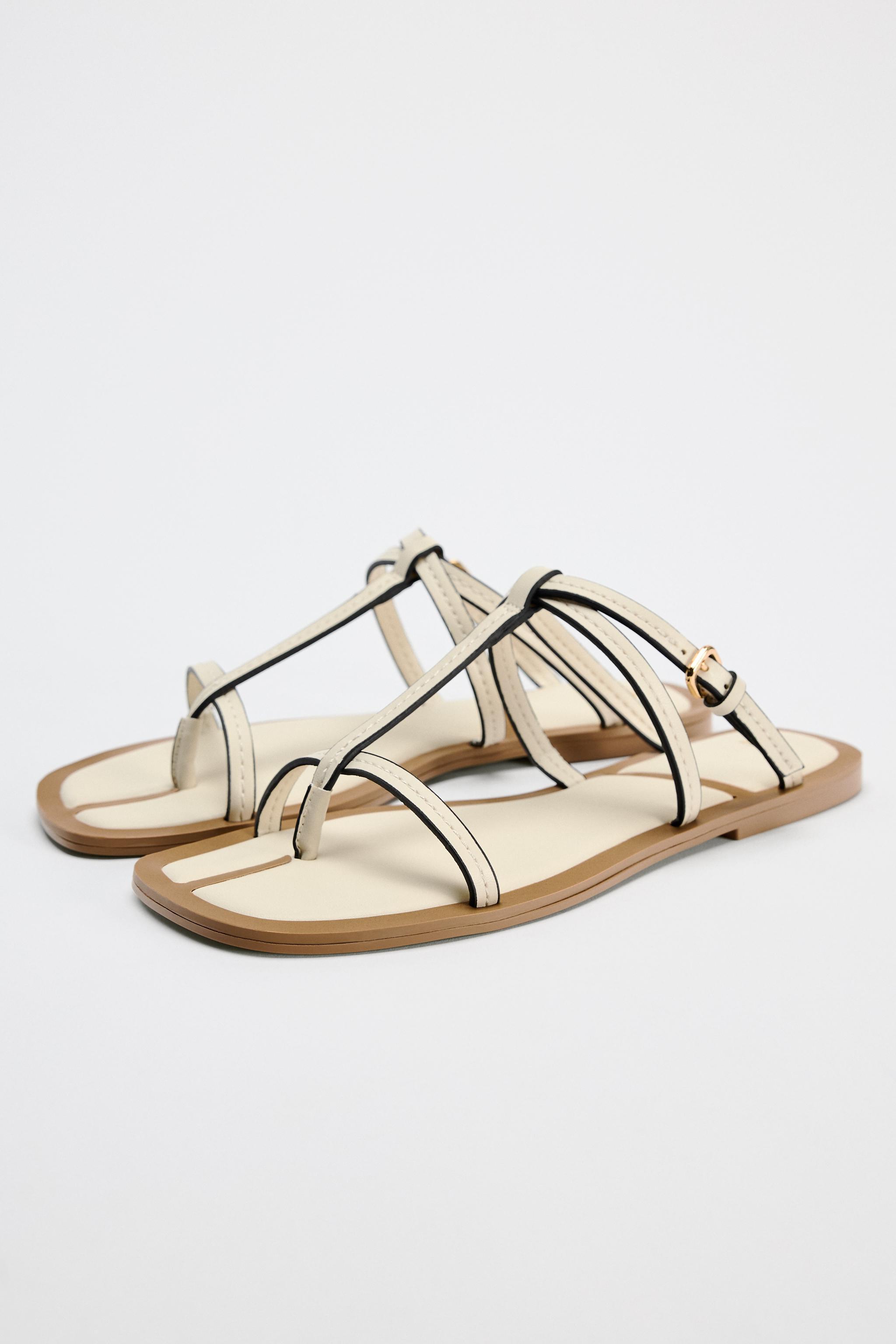 FLAT STRAPPY SANDALS Product Image